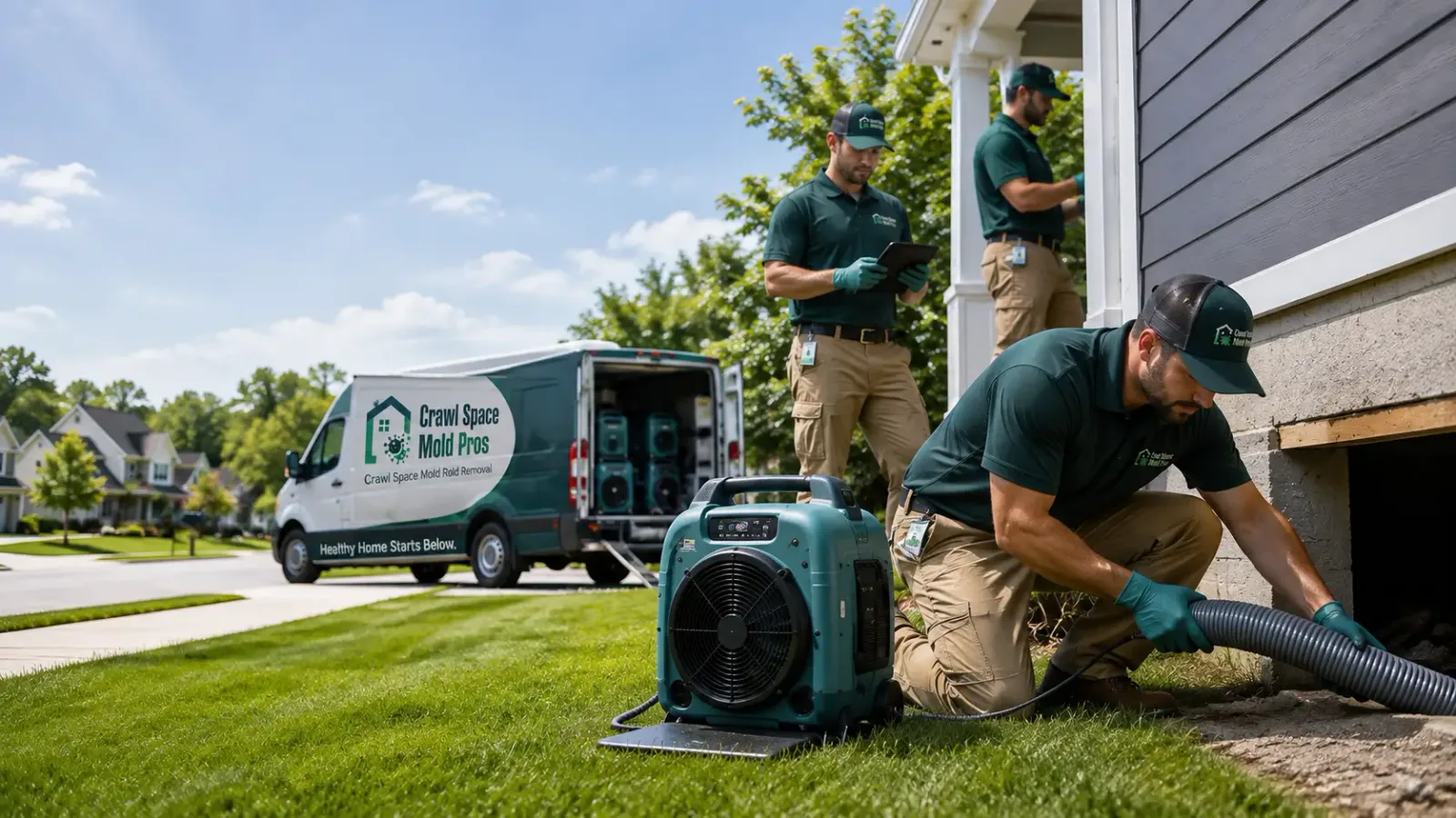 Crawl Space Mold Removal in Bosworth, MO